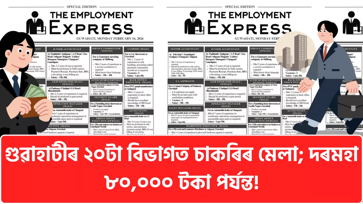 Private Job in Guwahati
