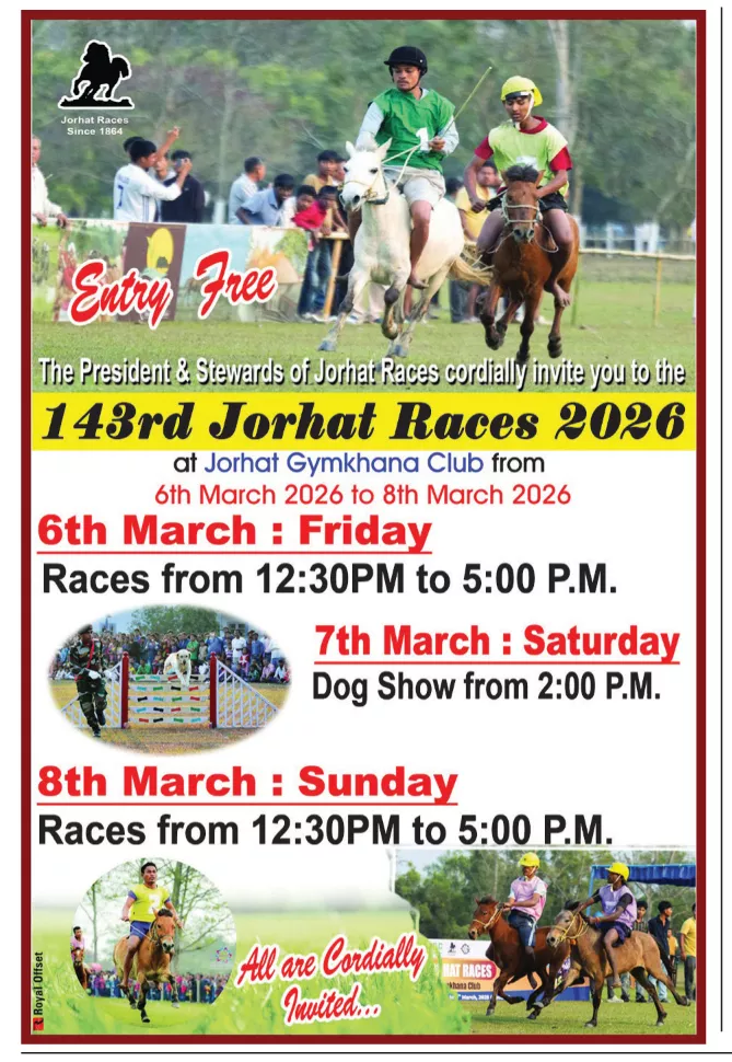 143rd Jorhat Races 2026