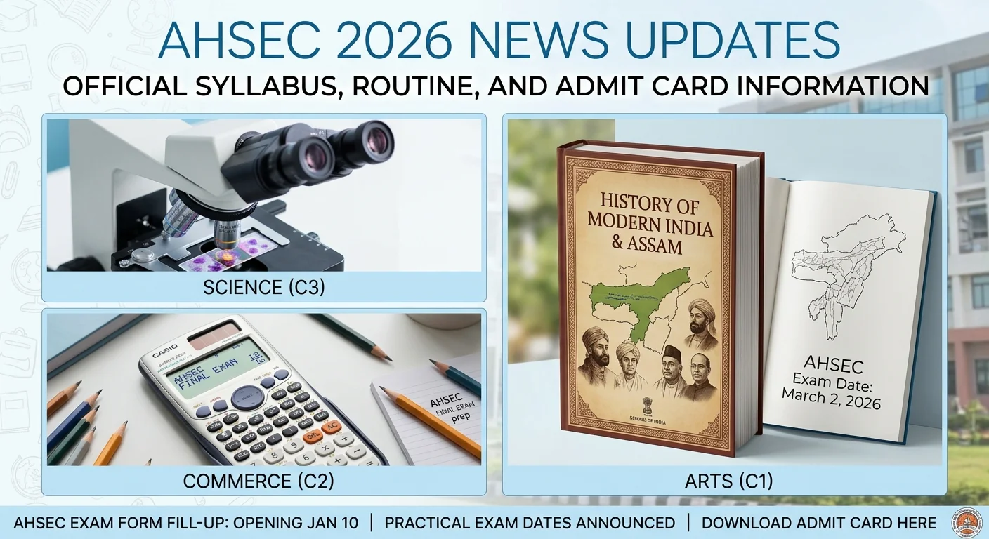 AHSEC Routine Assam 2026