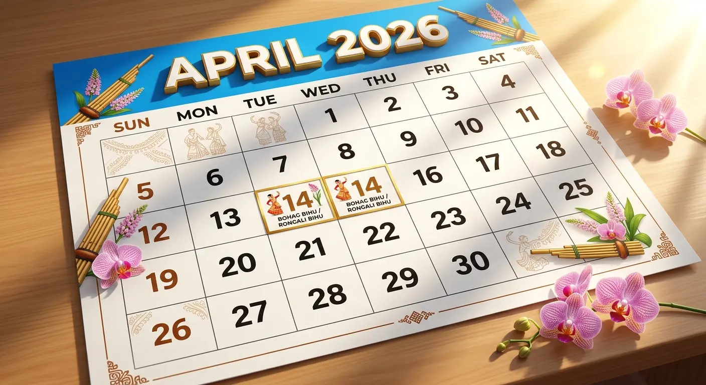 April 2026 Assam Academic Calendar