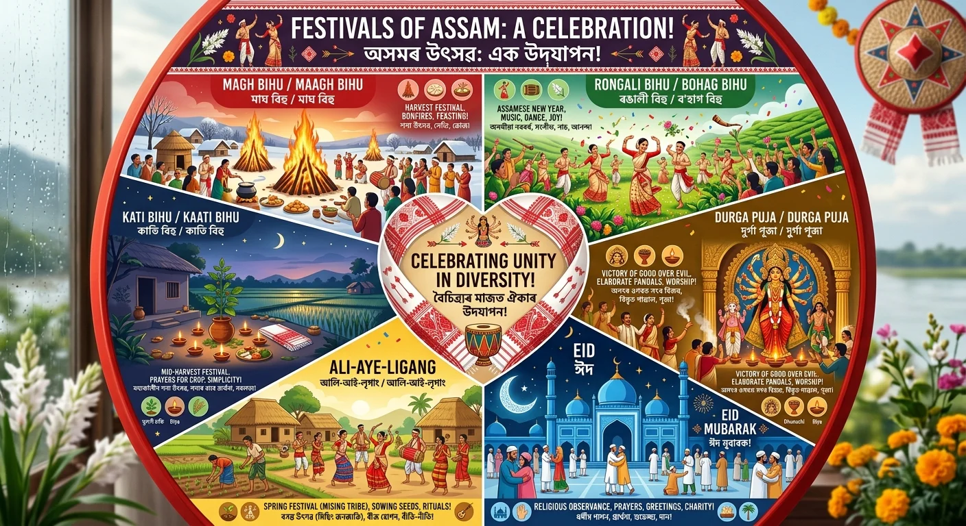 Assam Festival Calendar 2026