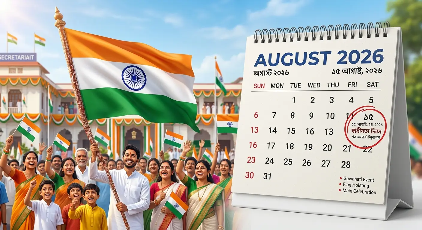 August 2026 Assam Academic Calendar