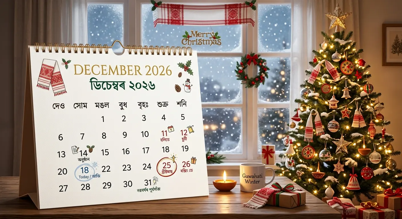 December 2026 Assam Academic Calendar