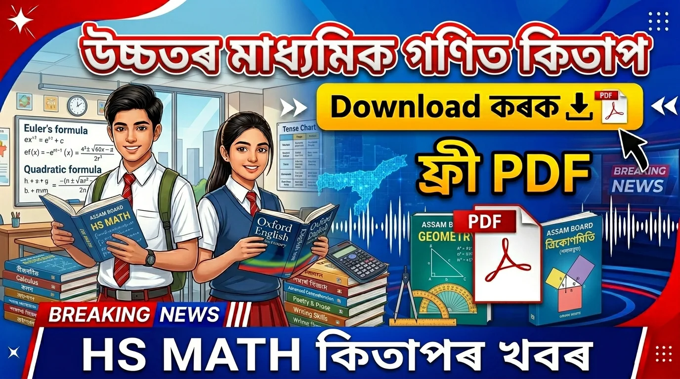 HS mathematics book assam