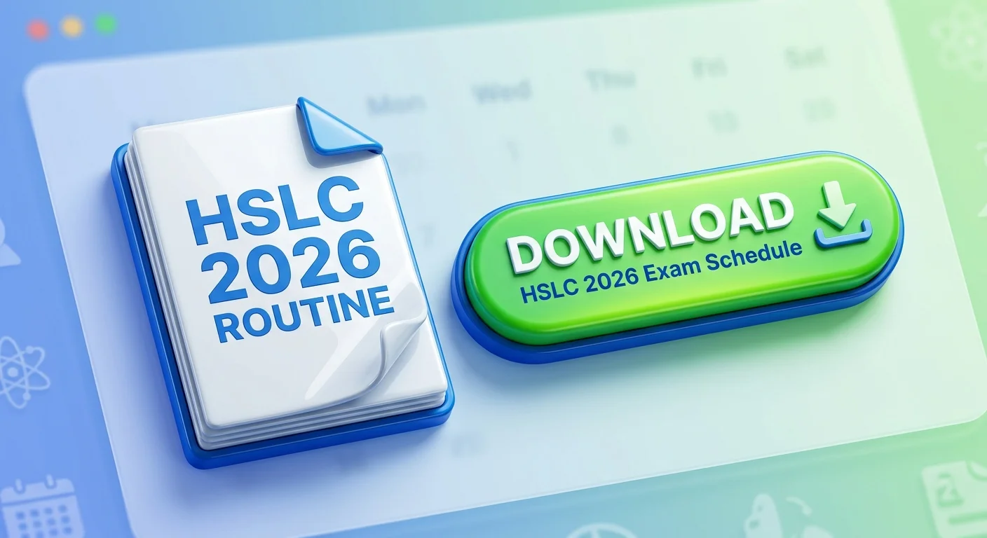 HSLC Routine Assam 2026 PDF