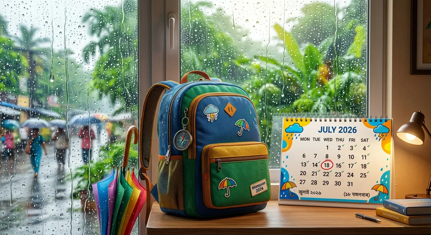 July 2026 Assam School Calendar