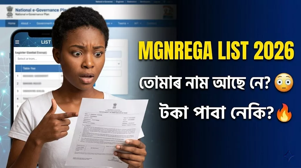 MGNREGA Assam Job Card List 2026
