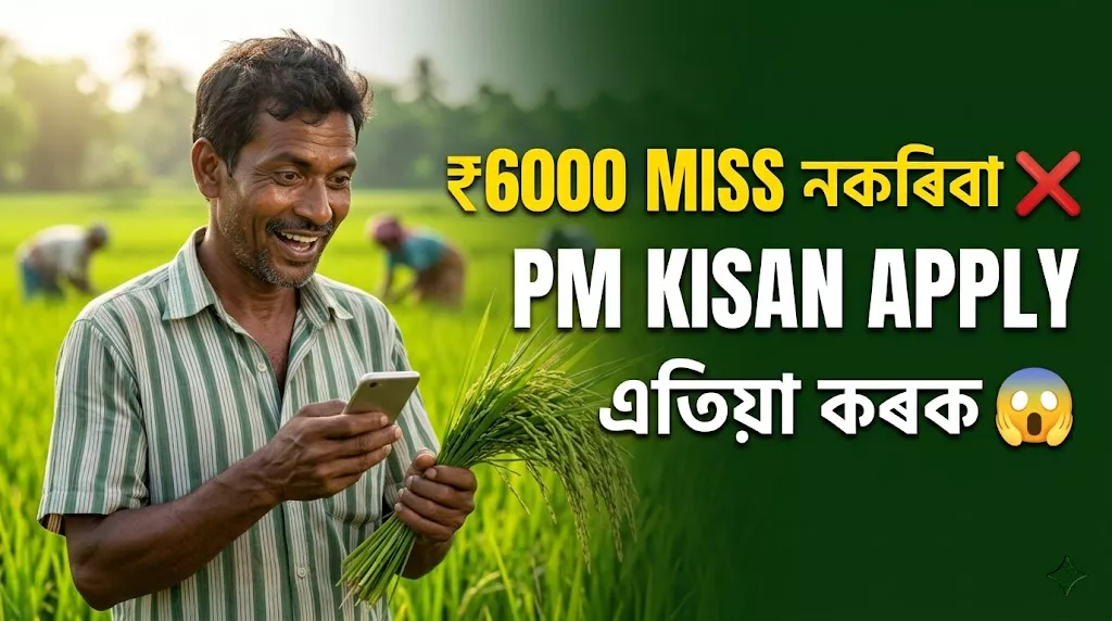 PM Kisan Assam Registration