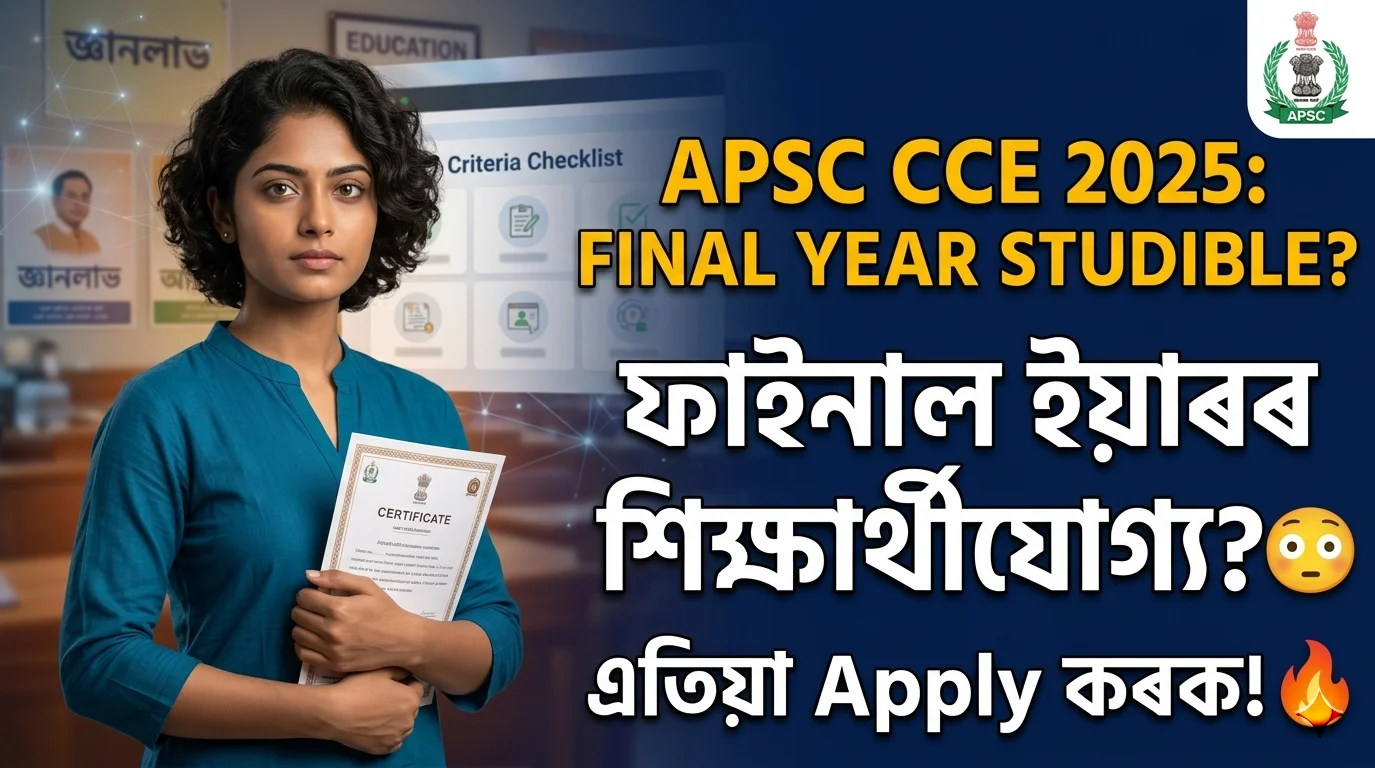 APSC CCE 2025 Final Year student eligibility