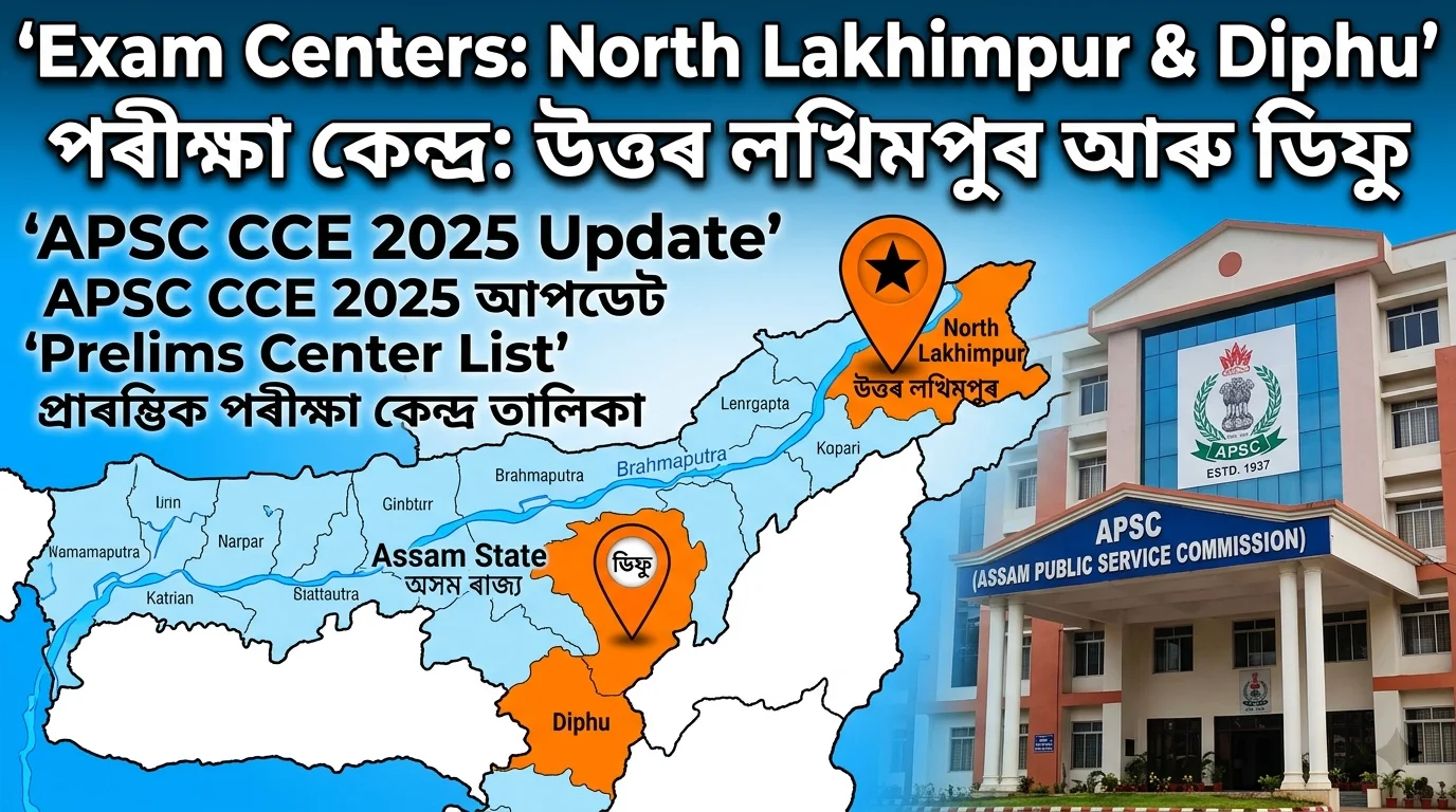 APSC CCE prelims exam centers