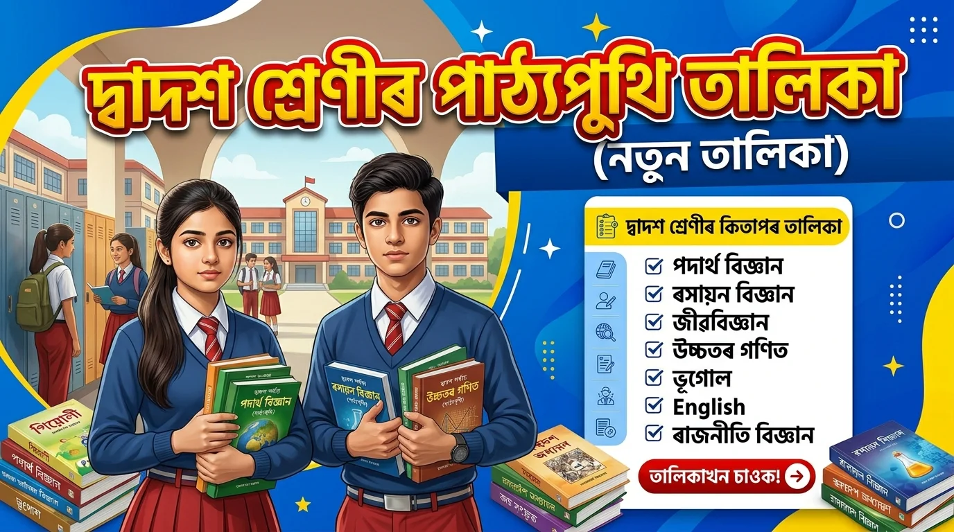 class 12 textbook list assam