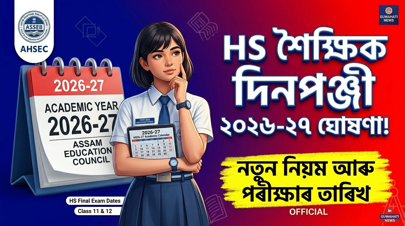 HS academic calendar assam 2026