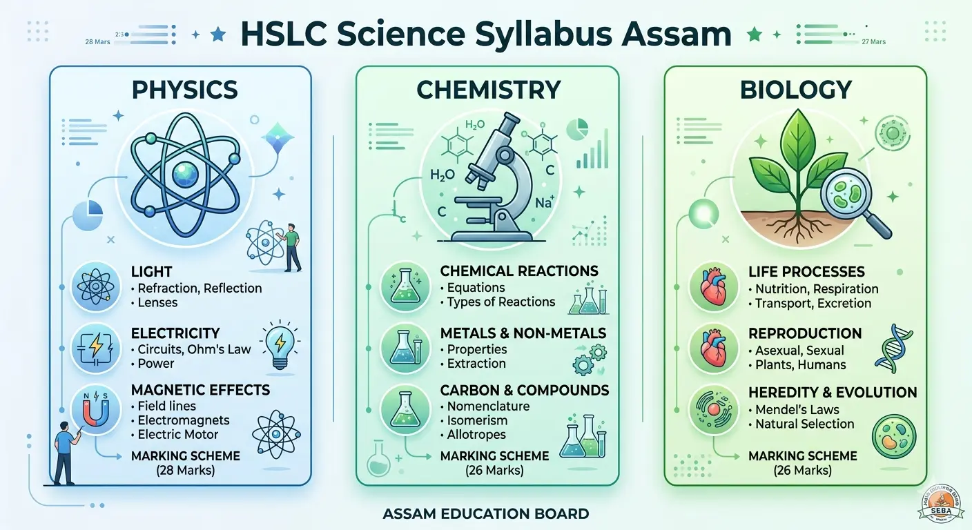 HSLC Science Syllabus Assam