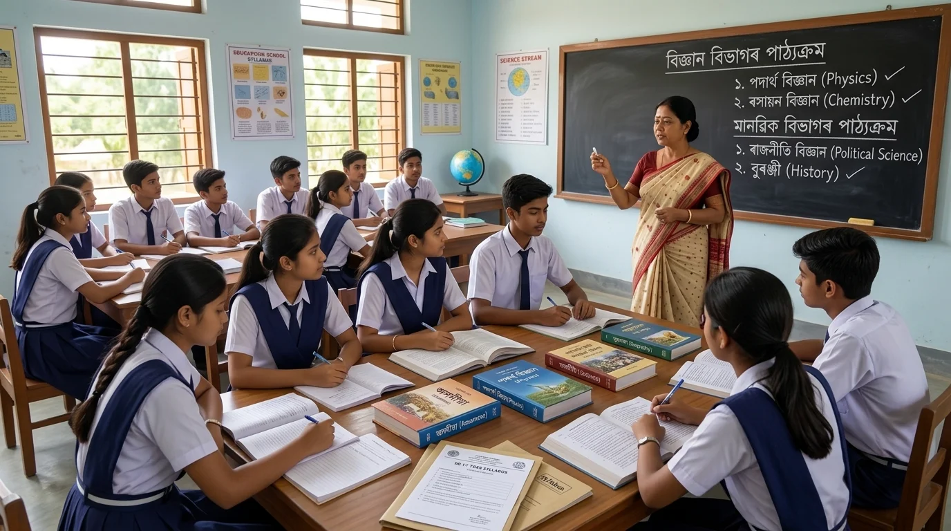 HS 1st year syllabus assam