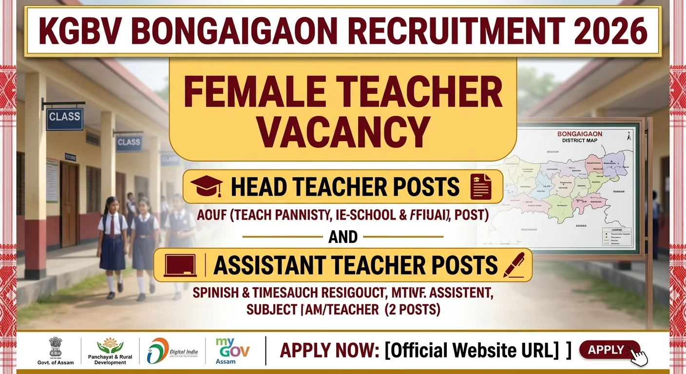 KGBV Bongaigaon Recruitment 2026