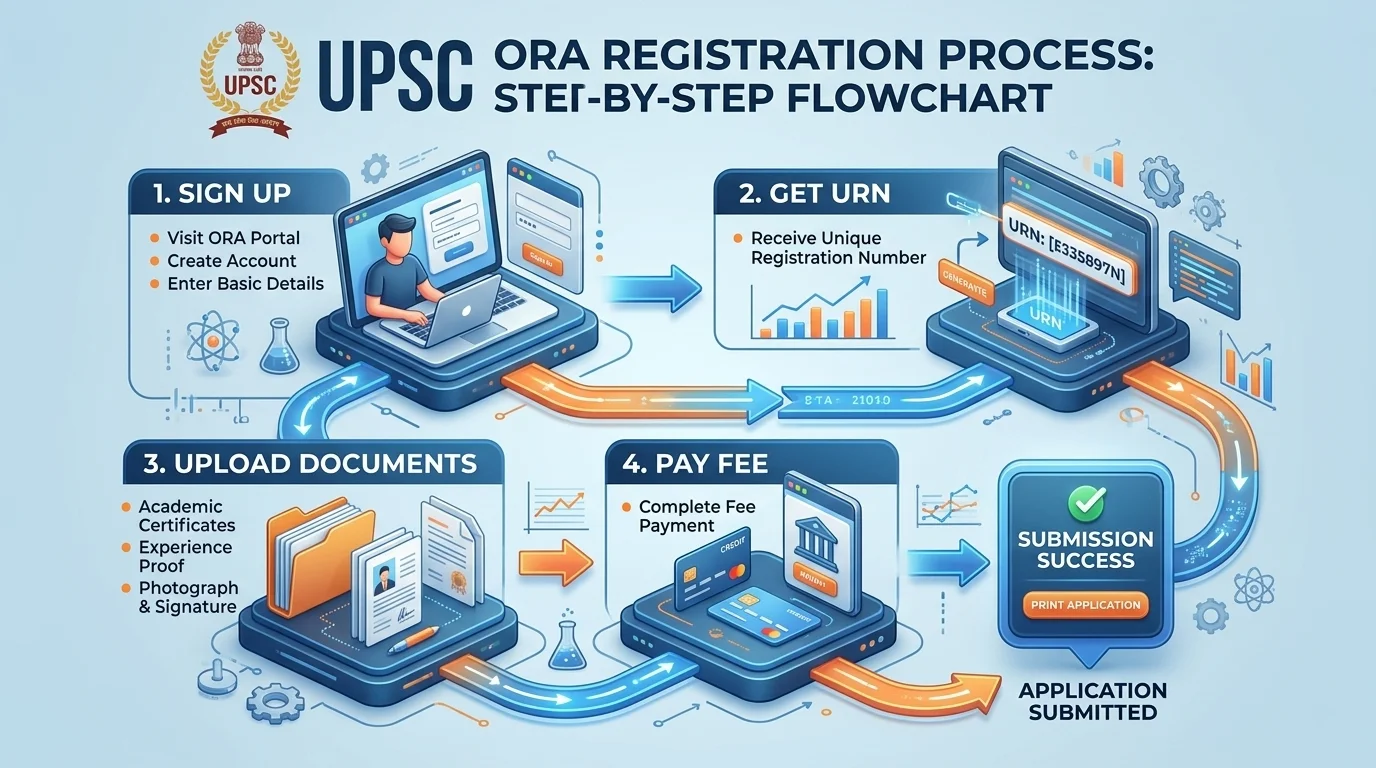 UPSC ORA registration process