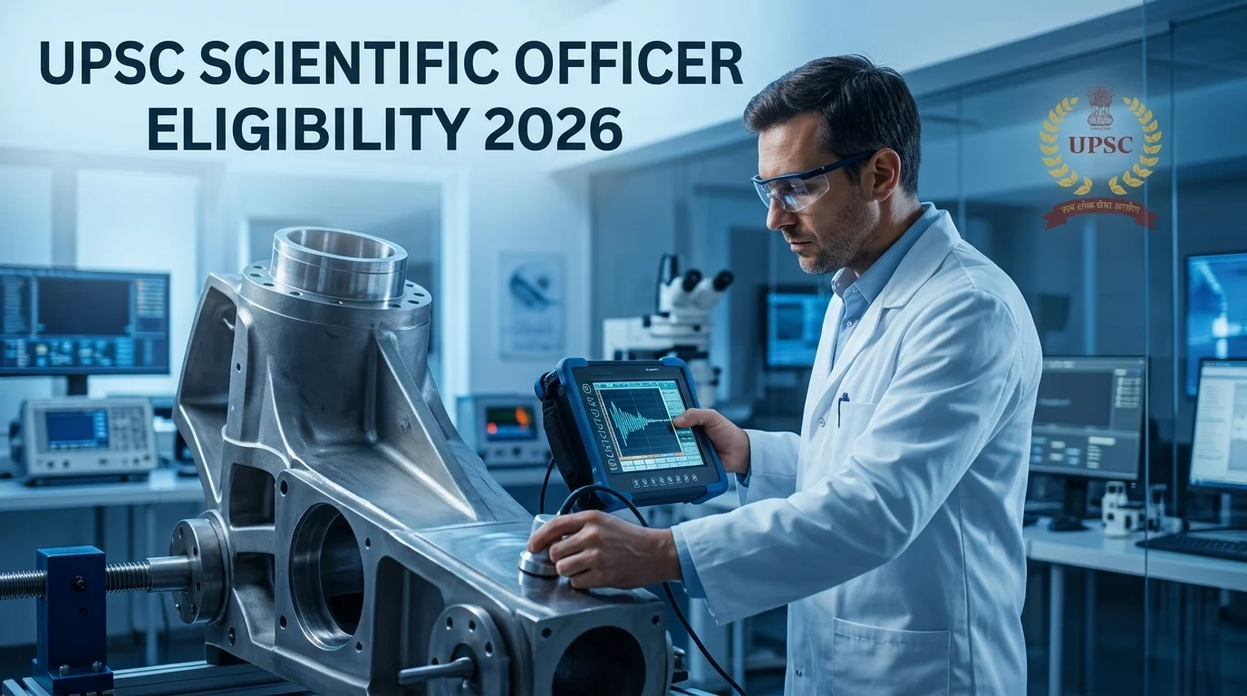 UPSC Scientific Officer Non Destructive eligibility
