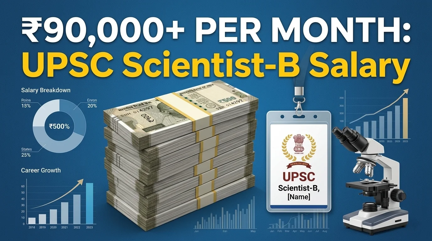 UPSC Scientist B salary per month