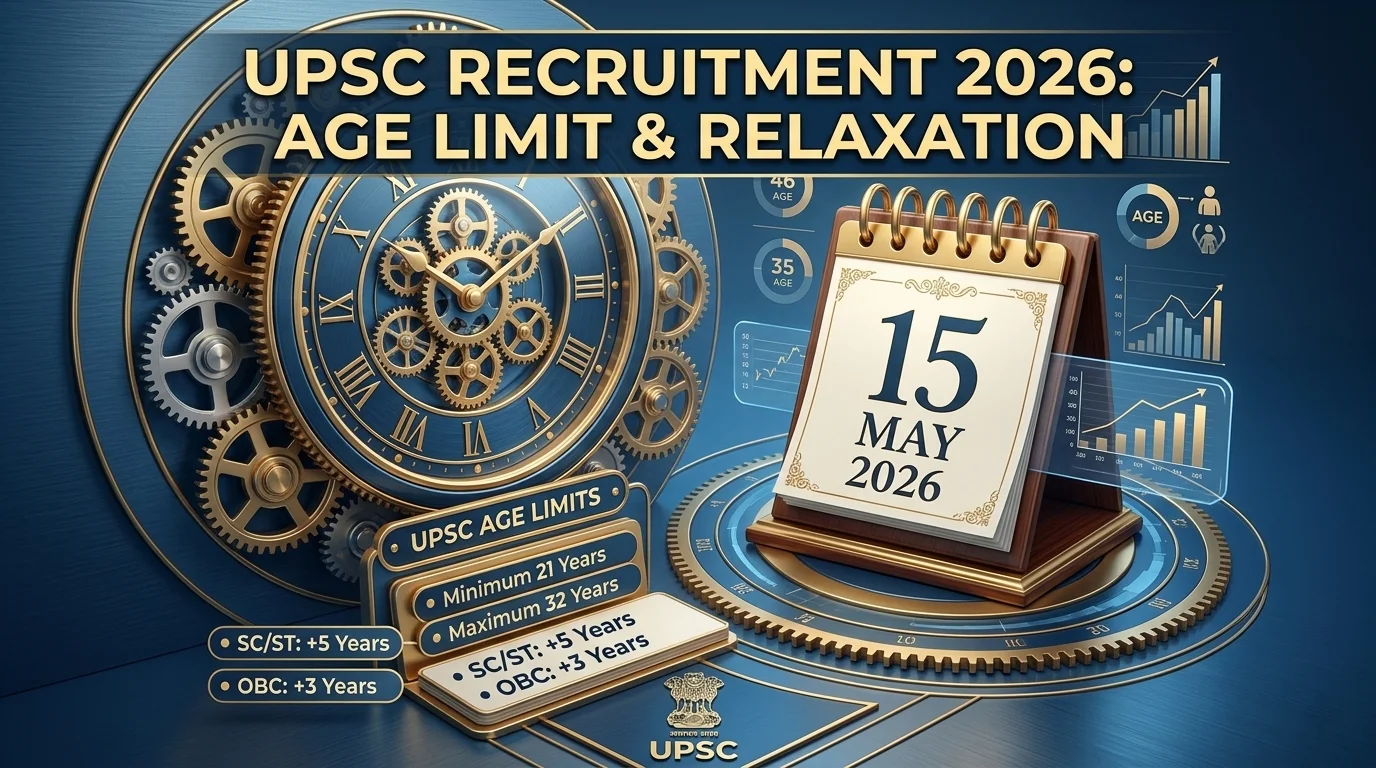 UPSC recruitment age limit 2026