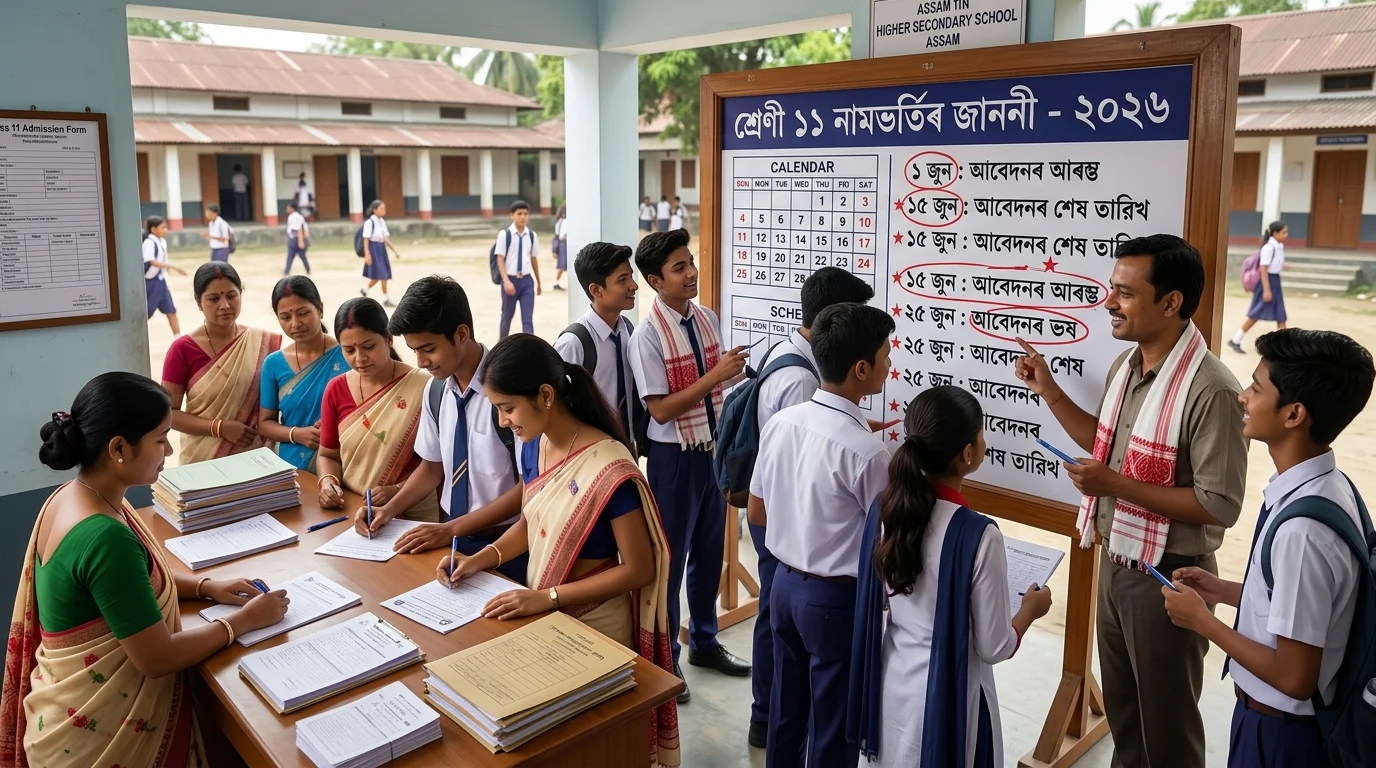 class 11 admission assam date