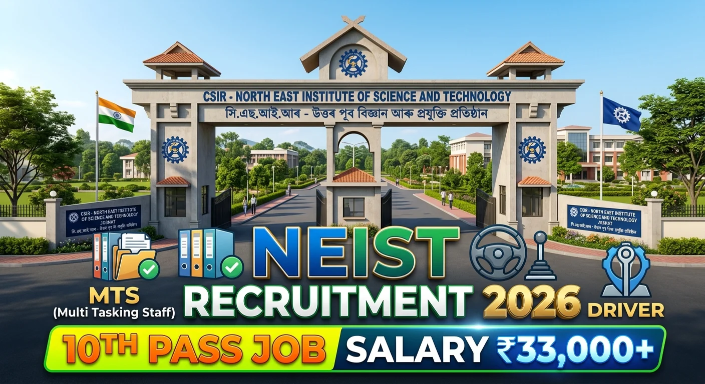 CSIR NEIST Jorhat Recruitment 2026