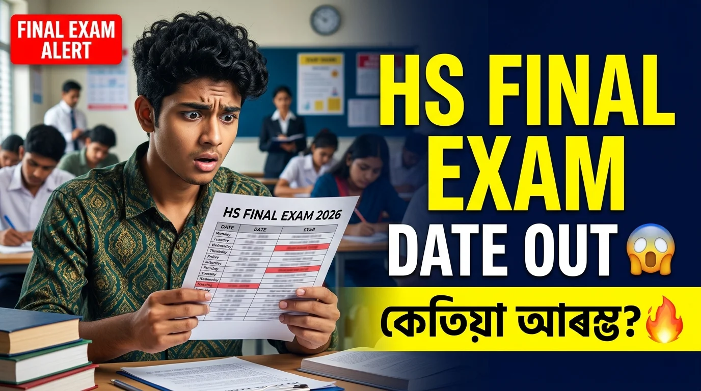 final exam HS assam date