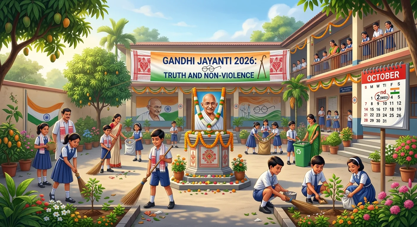 gandhi jayanti school activity