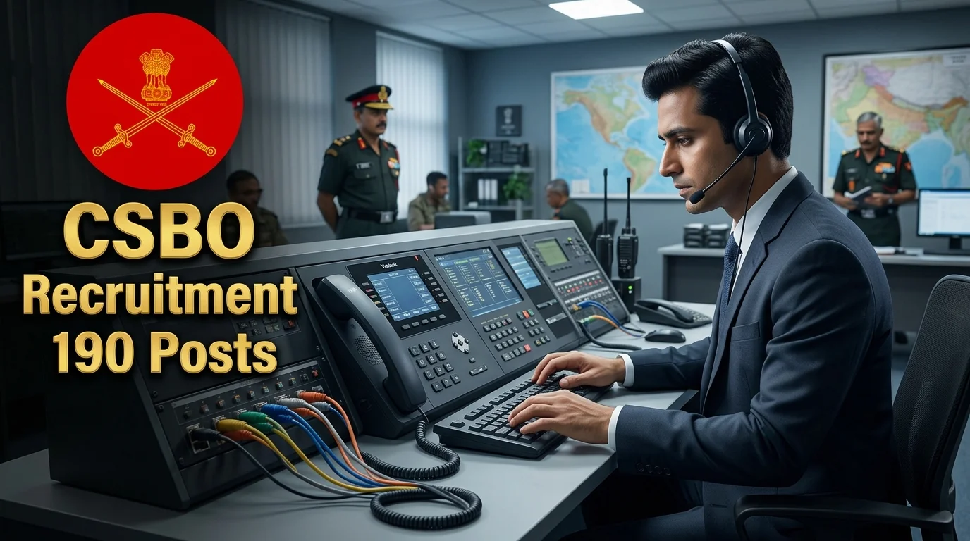 Indian Army CSBO Recruitment 2026