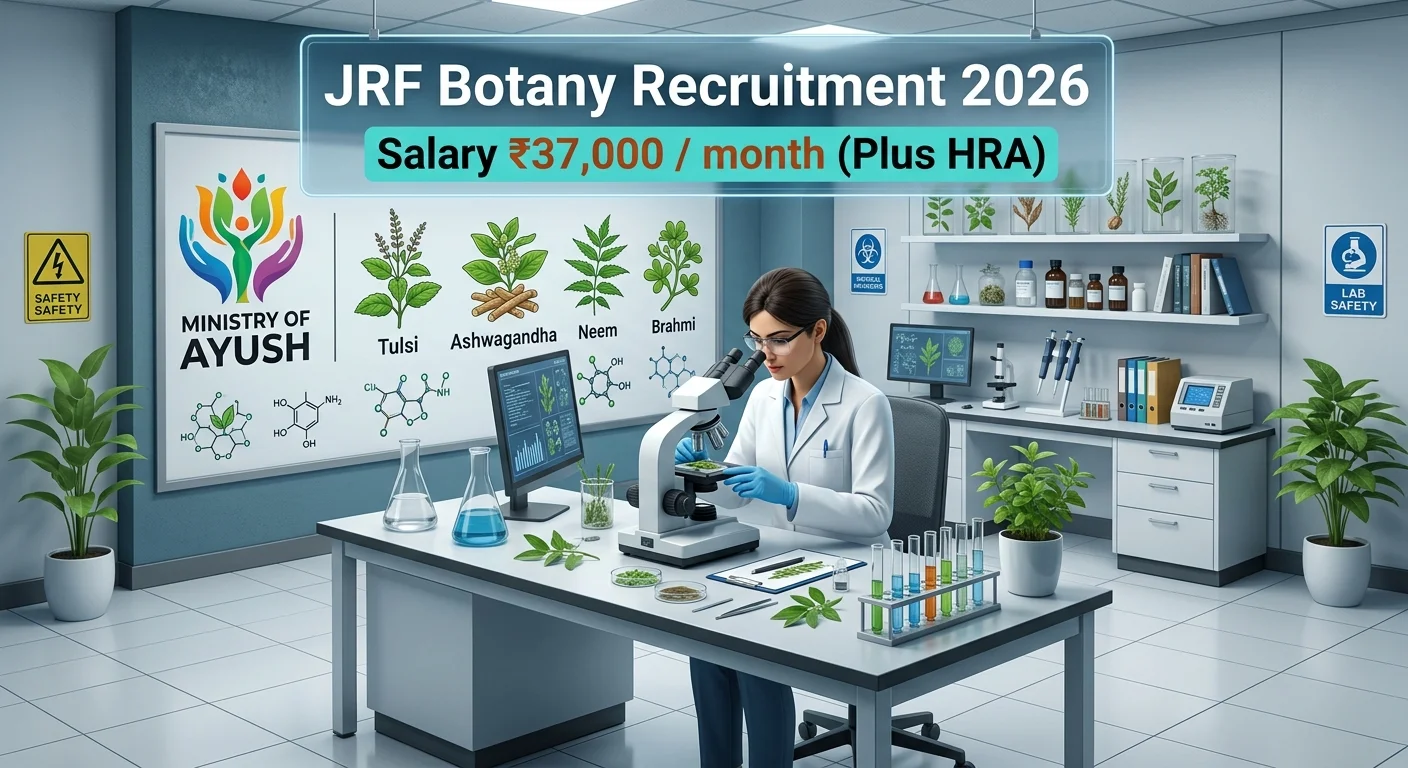 JRF Botany Recruitment 2026