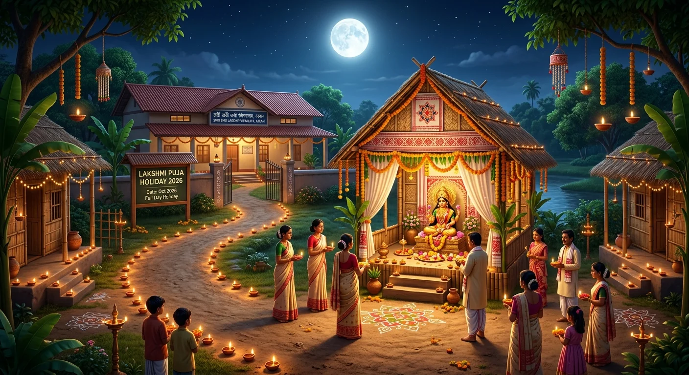 lakshmi puja holiday assam