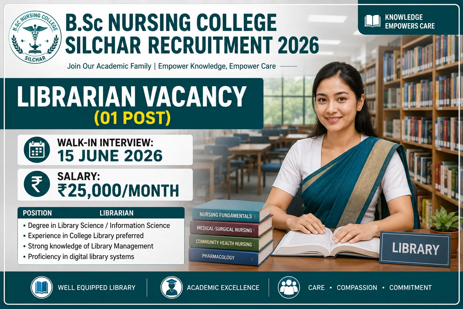 Assam Librarian Recruitment 2026