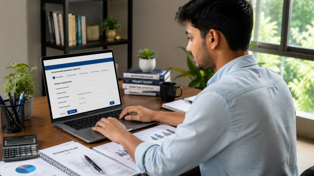 Assam youth applying for CMAAA self employment scheme online