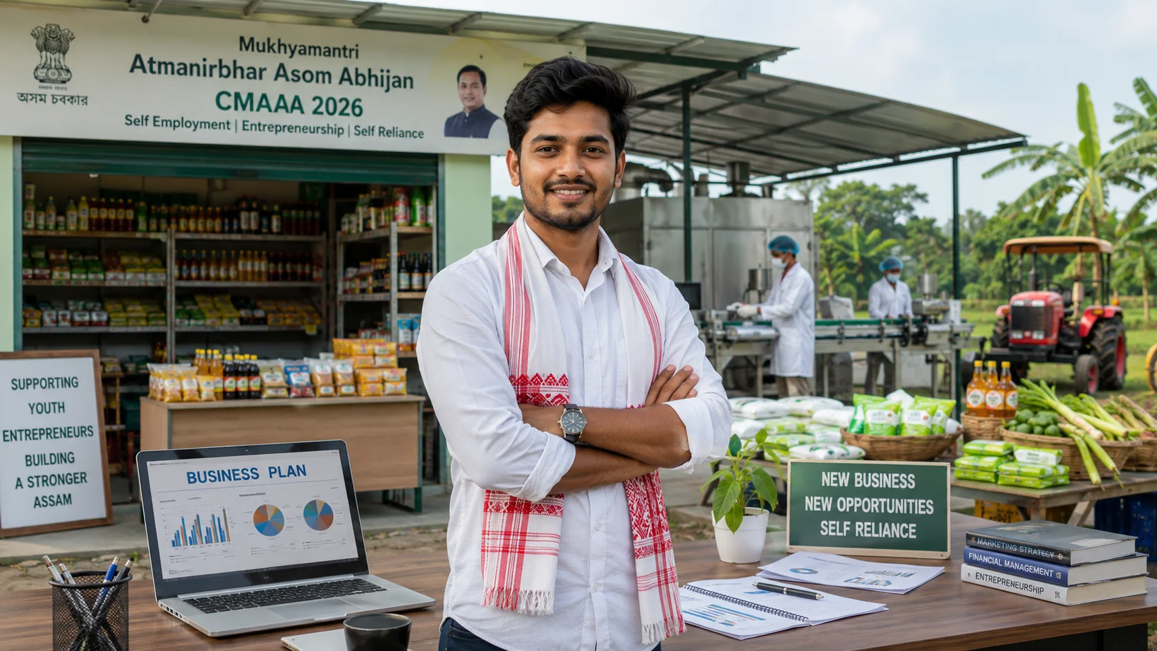 Mukhyamantri Atmanirbhar Asom Abhijan 2026 self employment scheme for Assam youth entrepreneurs.